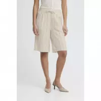 Bermudas Shorts ICHI Linno Brown Stripe