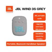 JBL Altavoz BLUETOOTH Wind 3S con Soporte Manillar para Bici Gris