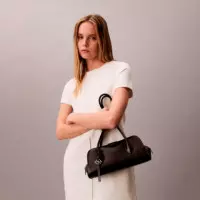 Bolsa de hombro pequeño con logo emblemático