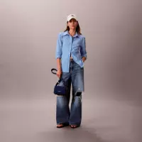 Bandolera pequeña de lona