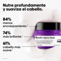 Keratin Alpha Sleek Mask
mascarilla Nutrición Profunda  LOREAL PROFESSIONNEL