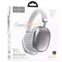 HOCO W55 Plus Auricular BLUETOOTH con Cancelación Dee Ruido Silver