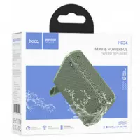 Hoco HC34 Star Altavoz Bluetooth 5W con MicroSD Verde