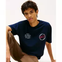 TJM RLX SIGN CIRCLE SS TEE EXT DARK NIGH