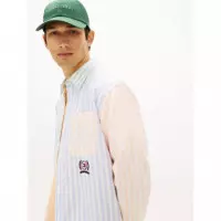 TJM RLX OXFORD FUN STRIPE SHIRT BLUE TWI