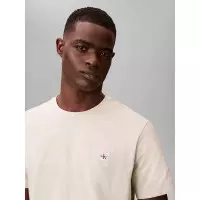 SS BADGE 30S JERSEY CLASSIC TEE OATMEAL