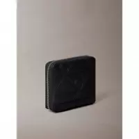 XL EMBLEM AOP EMBOSS ZIP BILL FO BLACK