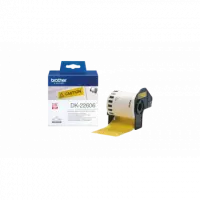 Cinta Pelicula Continua BROTHER Amarilla 62MM 15,24M (DK22606)