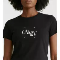 SS SEASONAL GRAPHIC SLIM TEE BLACK