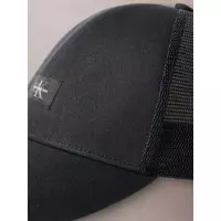 MONOLOGO WOVEN PATCH TRUCKER BLACK