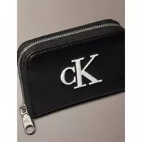 Bold Ck Medium Zip Around Black/white  CALVIN KLEIN