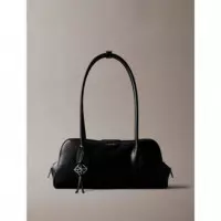 EMBLEM TRIO SHOULDER BAG BLACK