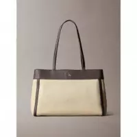 CK CANVAS MEDIUM TOTE KHAKI CANVAS