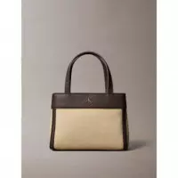 CK CANVAS MINI TOTE CROSSBODY KHAKI CANV