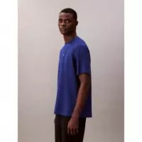 SS STRETCH COTTON PIQUE NANO TEE BLUE MA
