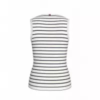 SLIM CODY C-NK TANK BRETON STP ECRU/DARK