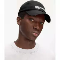 Klj Essential Logo Cap Black  KARL LAGERFELD