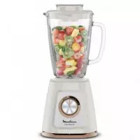 Batidora de Vaso de Cristal MOULINEX 800W 1.75L Picahielo