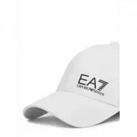 Gorra EA7 Emporio Armani Blanco Logo Negro  ARMANI EXCHANGE