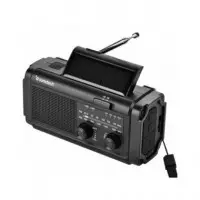 SUNSTECH Radio Am/fm Solar con Dinamo/linterna RPE25