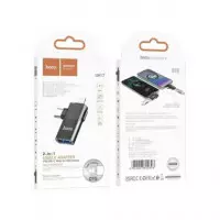 HOCO Adaptador 2 en 1 Lightning/m y Tipo C/m a Usb/h Otg UA17