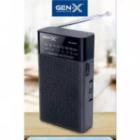 Radio Portátil Analógica Am/fm Gen-x FM-4405 Negra  GEN X