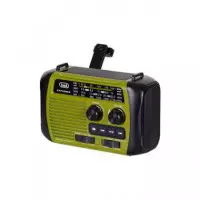 TREVI Radio Solar con Dymo Explorer Am/fm/sw con Bluetooth+micro Sd RA7F30 Bt Verde