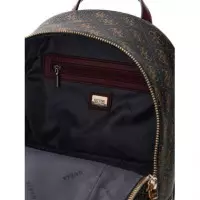 Follie Small Tote Brown Logo  GUESS