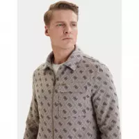 4G Shacket 4G Canvas Jacq Velve  GUESS