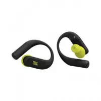JBL Auricular BLUETOOTH Endurance Peak 4 Negro y Lima con Soporte Oreja Cancelacion de Ruido 48H