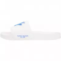 Th Embroidery Pool Slide Ecru  TOMMY HILFIGER