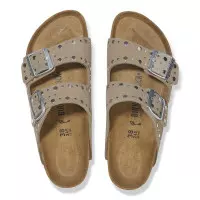 Calzado Sandalias BIRKENSTOCK Arizona ante Rivet Taupe