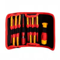 Juego Destornilladores Intercambiables 1.000V PAMACON 12 Pcs