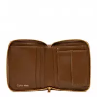 Cartera con Cremallera en el Contorno con Rfid y Logo  CALVIN KLEIN