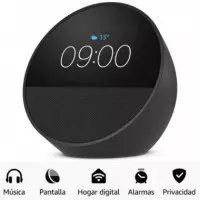 AMAZON ECHO Spot Altavoz BLUETOOTH Inteligente 2024 Negro