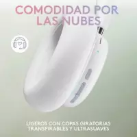 Auriculares + Microfono LOGITECH Gaming G735 Wireless Dts 7.1 Dolby Atmos White
