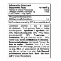 Aakg Arginine One Raw® ZOOMAD LABS - 60 Serv.