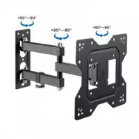 Soporte TV EWENT Multidireccional de Pared con 3 Puntos de Articulacion