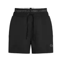 Ikon Elastic Boardshorts Black  KARL LAGERFELD