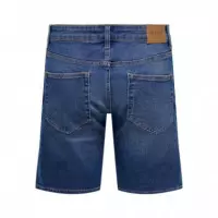 Vaqueros Hombre Bermudas ONLY & Sons Onsweft Box Pim Medium Blue Denim