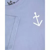 Camisetas Hombre Camiseta LA PAZ Dantas Indigo / Off White