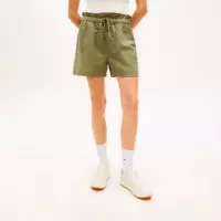 Shorts de Cinco Bolsillos en Mezcla de Lino  TOMMY HILFIGER