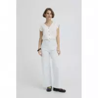 B-YOUNG Vaqueros Mujer Jeans B.young Wide Light Blue Denim Stripe