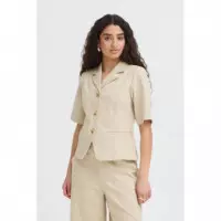 Chaquetas Mujer Blazer ICHI Kate Trend Manga Corta Doeskin