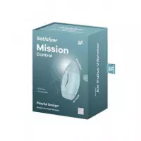 SATISFYER 4061504060071 Succionador y Vibrador Mission Control Azul