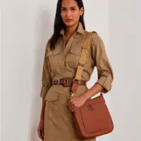 Bolso Cruzado Cameryn de Piel Granulada  RALPH LAUREN BAGS