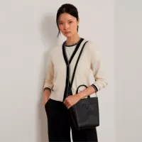 Bolso Tote Cameryn de Piel Granulada  RALPH LAUREN BAGS