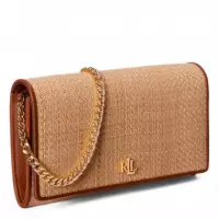Bolso Cruzado Adair Ii Mediano de Rafia  RALPH LAUREN BAGS