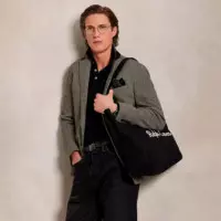 Bolso Tote de Loneta con Bordado  RALPH LAUREN BAGS