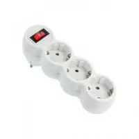 Aigostar Regleta 3 Tomas Schuko con Interruptor 16A 250V  LALO